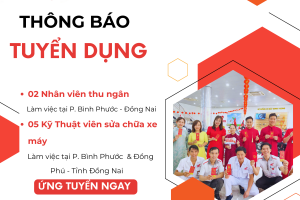THÔNG BÁO TUYỂN DỤNG KHU VỰC ĐỒNG NAI
